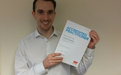 Anthony retains Accredited Practitioner status with the CIPR