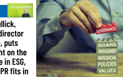 PR and ESG: Spotlight on the governance in ESG and where PR fits in