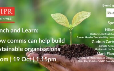 Sustainability PR agency sponsors key industry event