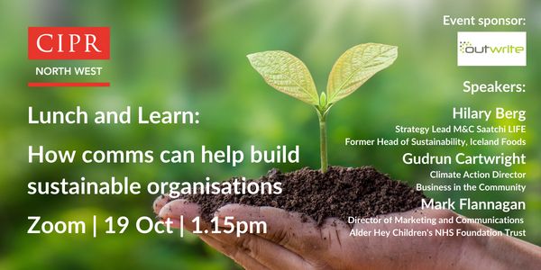 Sustainability PR agency sponsors key industry event