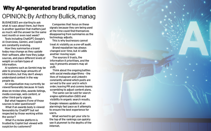 Why AI-generated brand reputation is never standing still